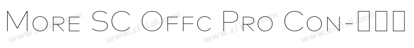 More SC Offc Pro Con字体转换